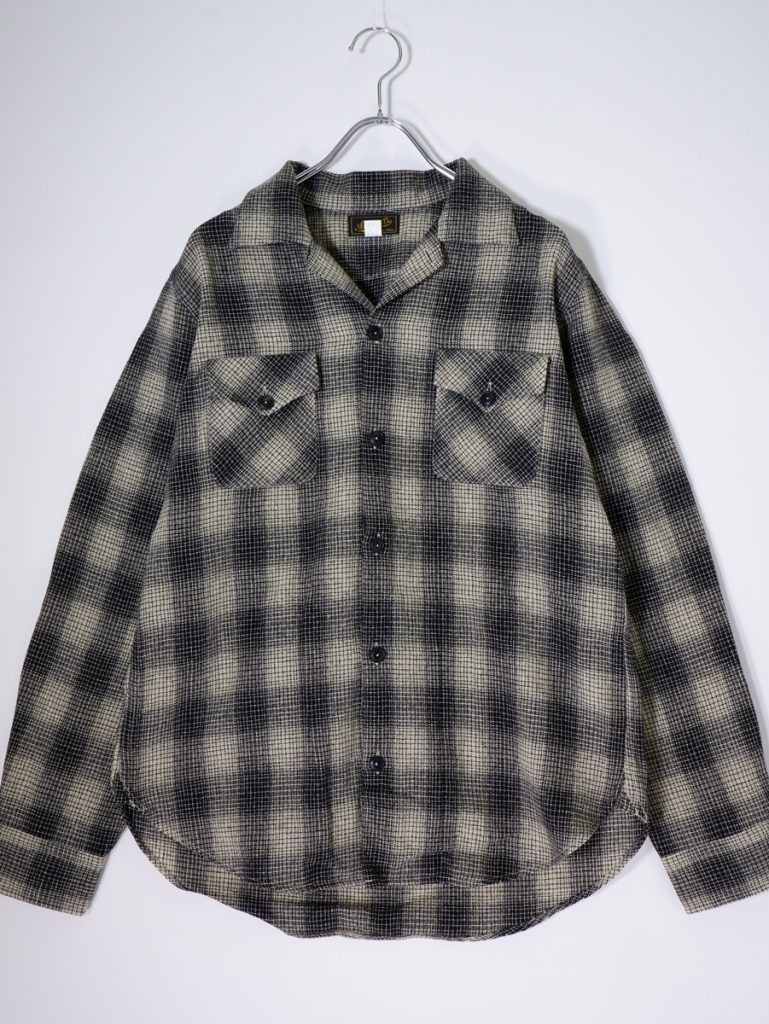 At Last&Co(アットラスト) Lot.397 WOOL SHIRTウールチェックシャツ
