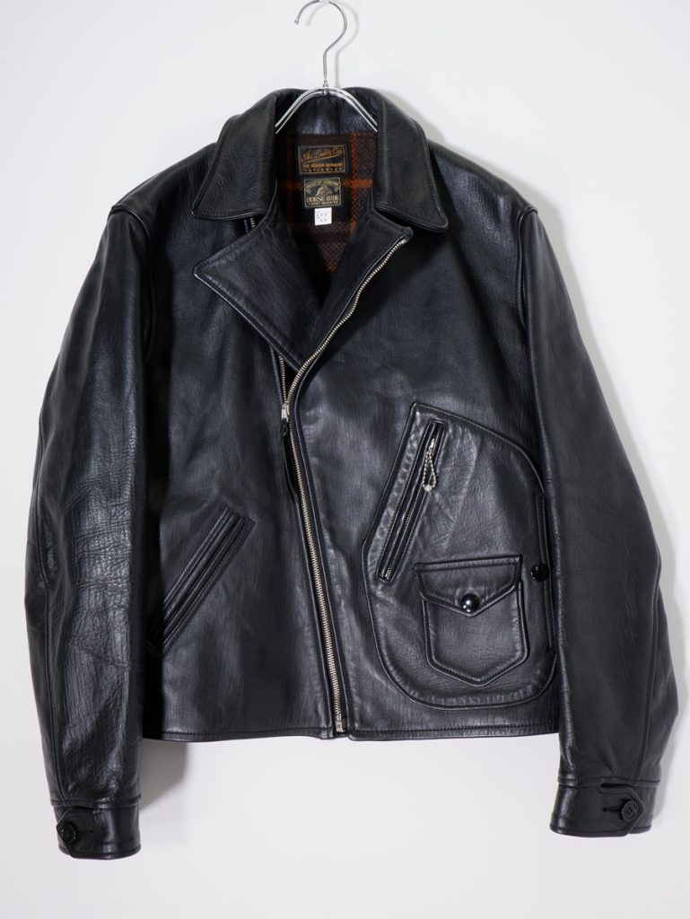 At Last&Co(アットラスト)Lot.686 D-POKET LEATHER JACKETライダース Dポケット レザージャケット
